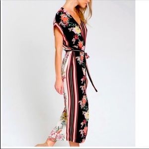 Unique silky summer dress from Anthropologie